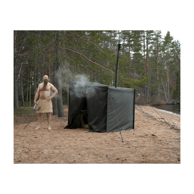 Savotta Hiisi 2 med bastukamin
