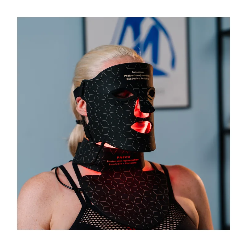 Heat Sense LED-mask med dekolletageenhet