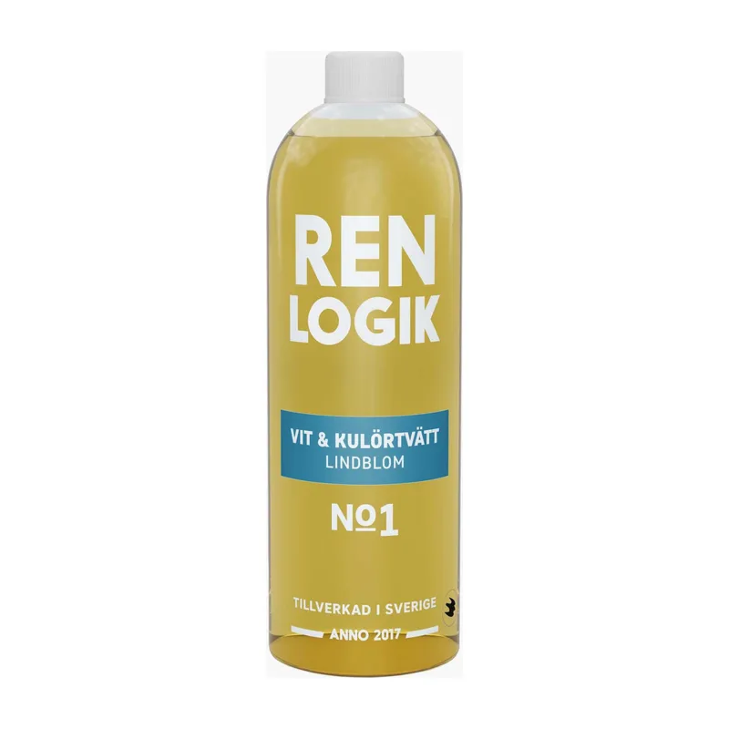 Ren Logik Vit & Kulörtvätt Lindblom 750 ml